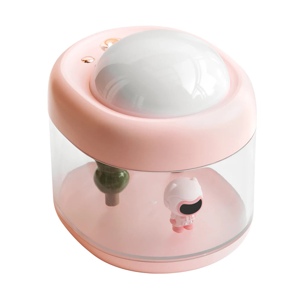 Portable Projection Lamp Wireless Air Humidifier USB Rechargeable Colorful Night Light Purifying F 8