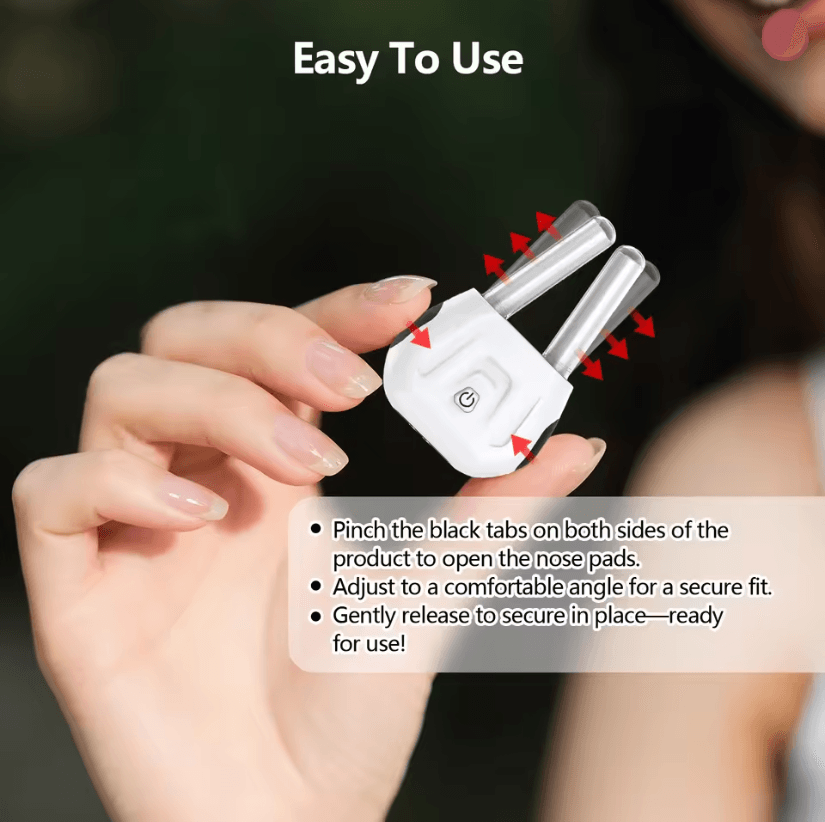 BreatheEase Cordless Red Light Nasal Therapy Device 2