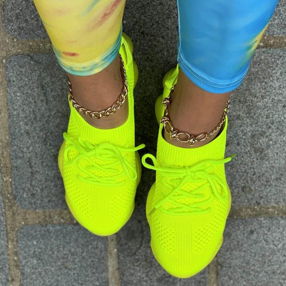 Women Mesh Sneakers 2024 Lace Up Breathable Trainers With Lightweight Comfort Sole 14