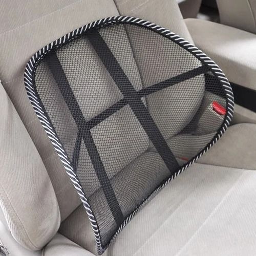 Mesh Lumbar Back Cushion With Massage Support For Car Home Or Office Chairs 7