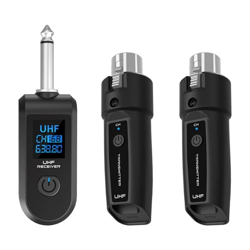 Wireless Microphone Converter XLR Transmitter Receiver For Audio Mixers And Electric Guitars 7