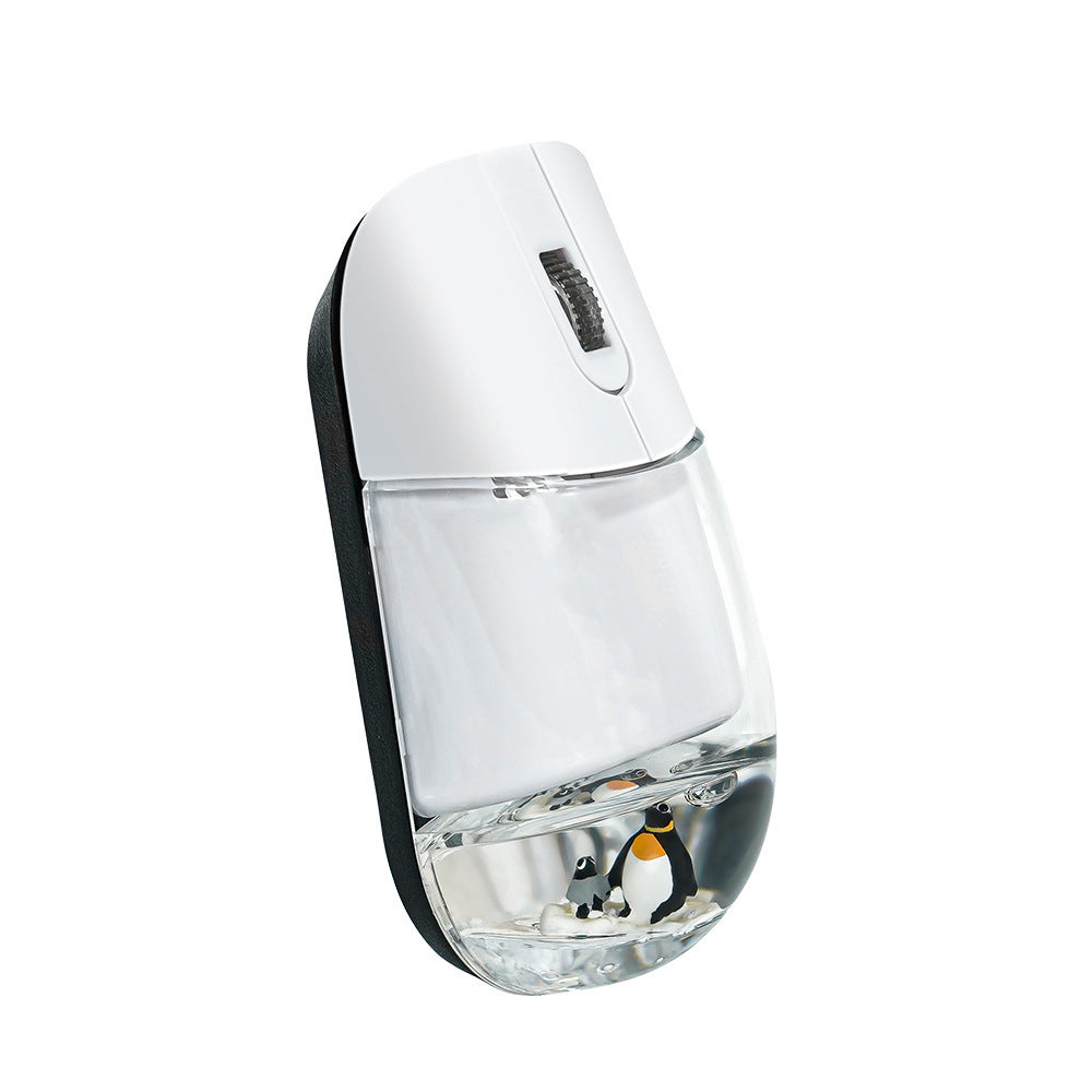 Creative Ocean Doll Wireless Mouse, New Cute Floating Aquarium Animal, 2.4G Bluetooth Mice for Laptop and PC