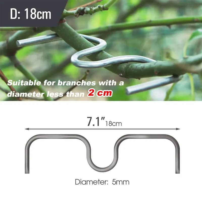 Heavy Duty Garden Branch Spreader Clips Set Reusable Limb Support Fixators For Fruit Trees And Vine 9