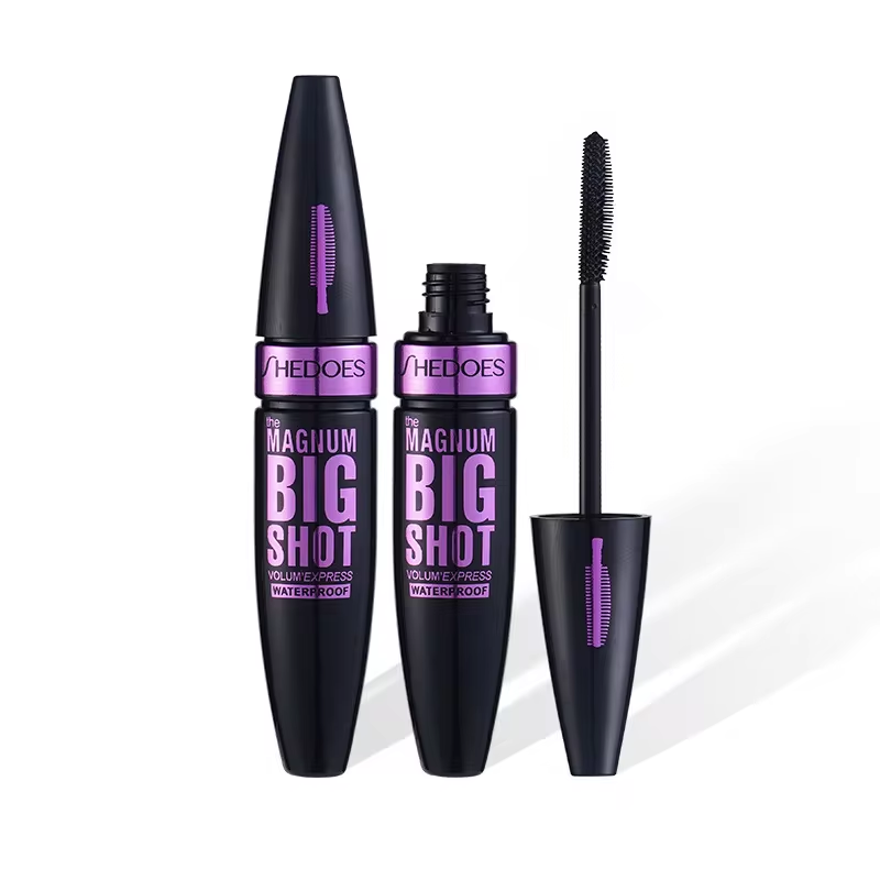 Black Thick Lengthening Mascara Waterproof Sweatproof Cream Formula Long Lasting Lash Defining Sett 5