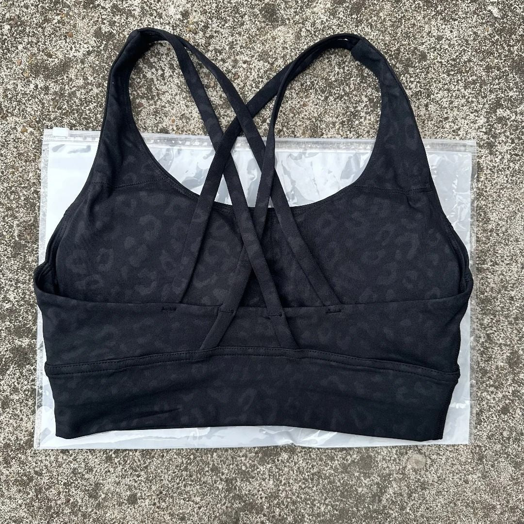 Womens High Impact Cross Back Sports Bra With Chest Pad For Training And Yoga 17