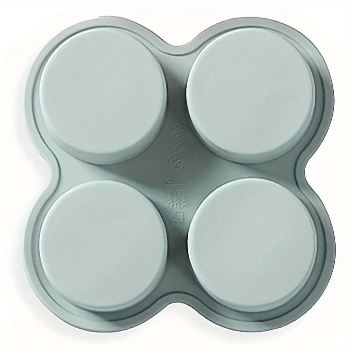 Air Fryer Egg Mold Round Shape NonToxic 4Cup Silicone Egg Steamer Cooking Mold Fried Egg Tool For 6