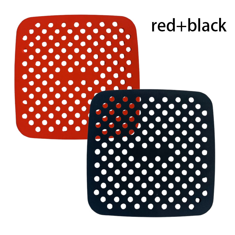 Reusable Air Fryer Liners for 5QT or Bigger, Easy Clean, Dishwasher Safe Non-Stick Parchment Paper Replacer