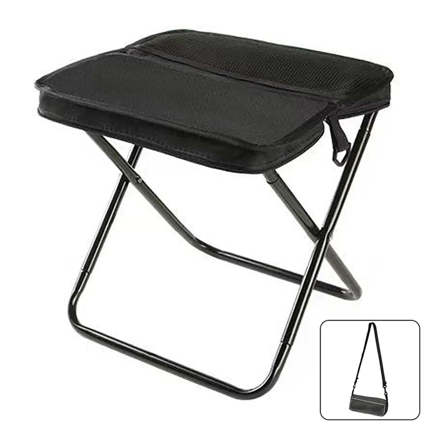 Portable Foldable Backpack Stool With Carry Bag For Travel And Outdoor Use 12