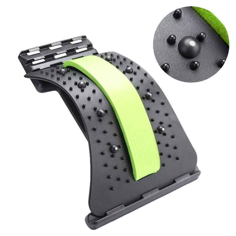 Spine Traction Back Stretcher Massage Device For Lumbar Pain Relief And Alignment 8