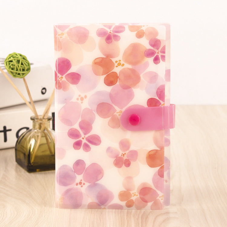 120 Slots Nail Sticker Storage Album, Empty Sticker Book for Collecting Water Decals Stickers, Display Shelf, Photo Card