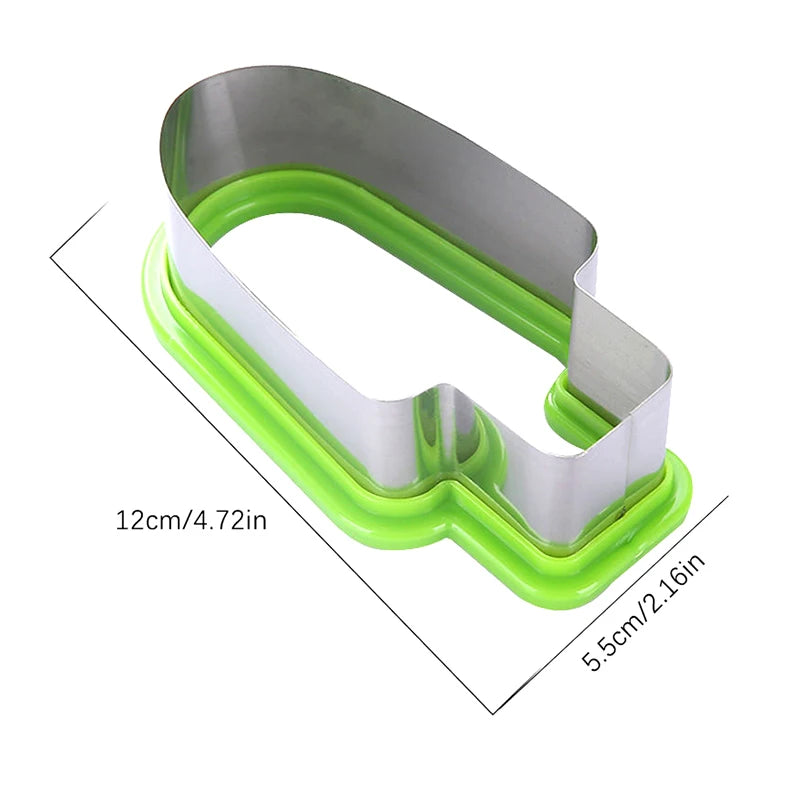 Watermelon Cutter Mold Tool, Kitchen Gadget for Fruit Platter, Ice Cream Popsicle Shape Watermelon Slice Molder