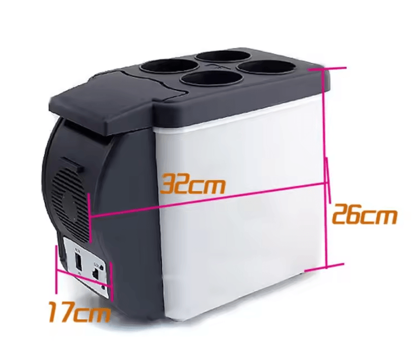 Portable 6L Car Mini Fridge And Warmer 5