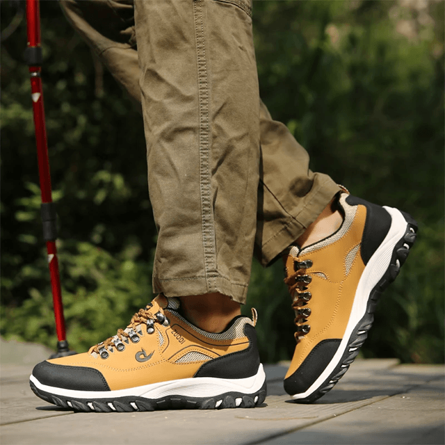 Men Leather Lightweight Walking Sneakers Casual Shoes 5