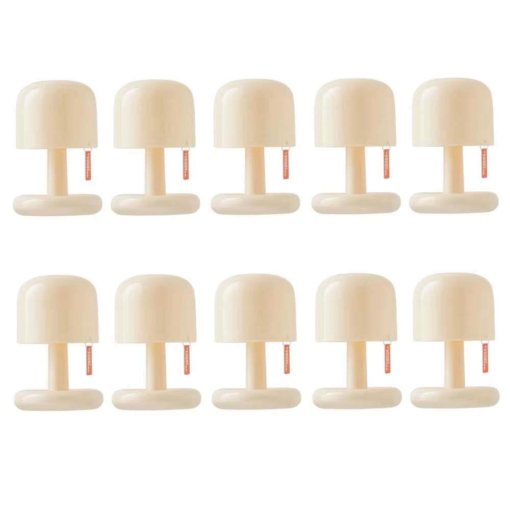 Mini USB Rechargeable Mushroom Style LED Night Light Sunset Projection Table Lamp For Home Bedroom 11