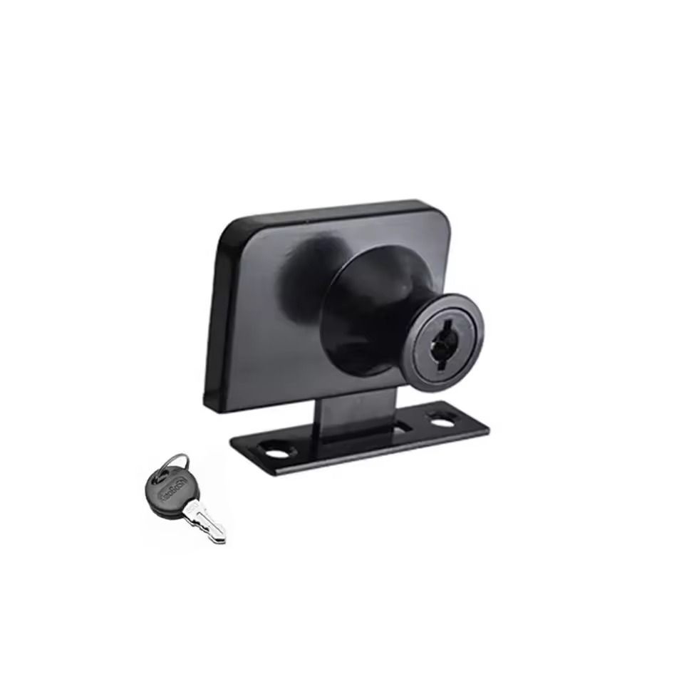 Showcase Lock Display Cabinet Sliding Glass Door Lock With Keys For 5 To 8mm Glass Doors 8