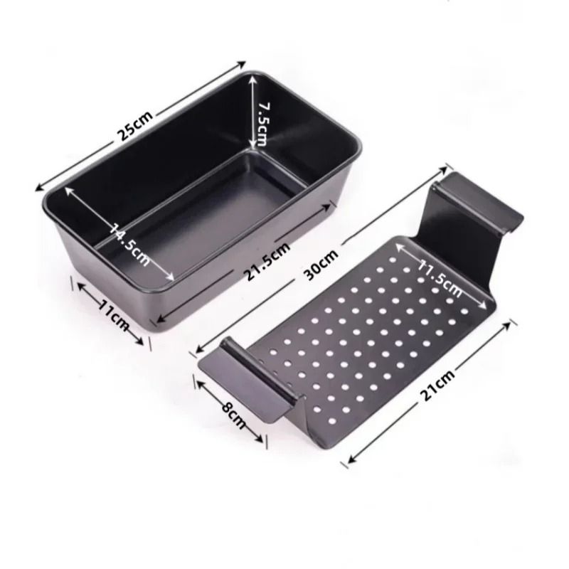 Premium Rectangular Loaf Baking Pan With Removable Rack 7