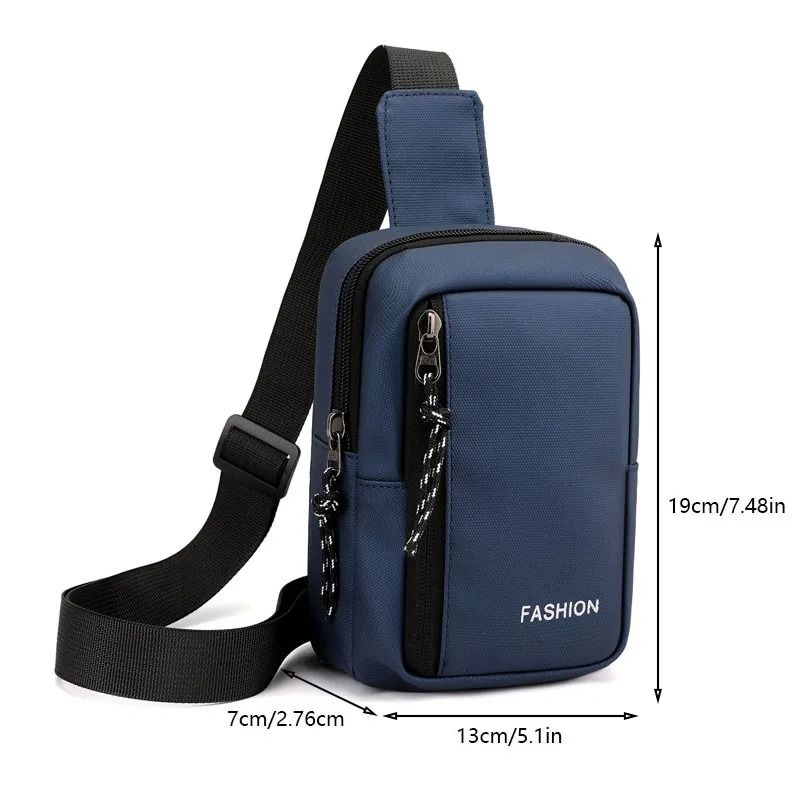 Casual Oxford Crossbody Bag For Men With Adjustable Shoulder Strap 10