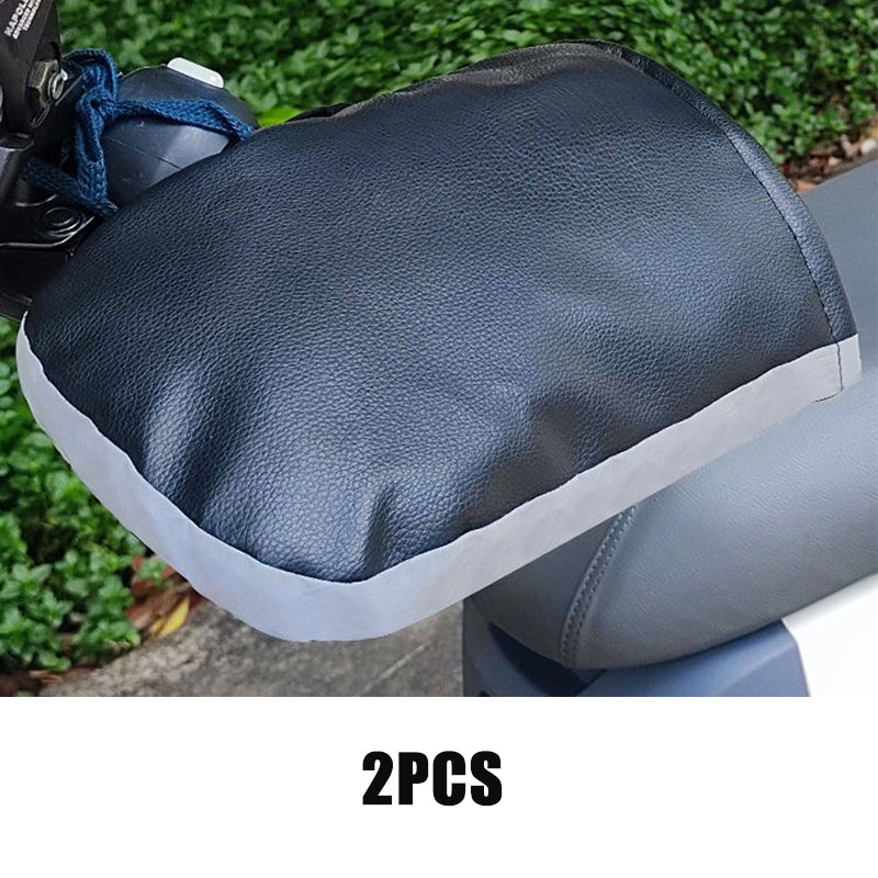 Winter Motorcycle Handlebar Muffs Waterproof Hand Warmers Windproof Mitts Bicycle Handle Covers Fo 7