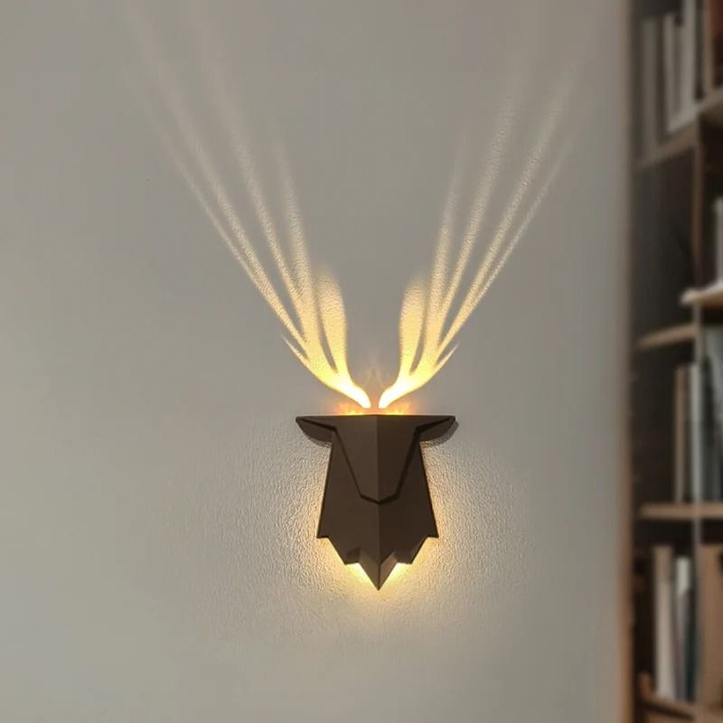 Rechargeable Deer Shadow Night Lamp With Adjustable Brightness 5