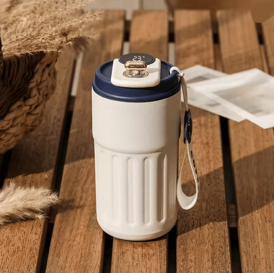 ThermoSense Digital Temperature Display Thermal Mug Smart Stainless Steel Bottle 6