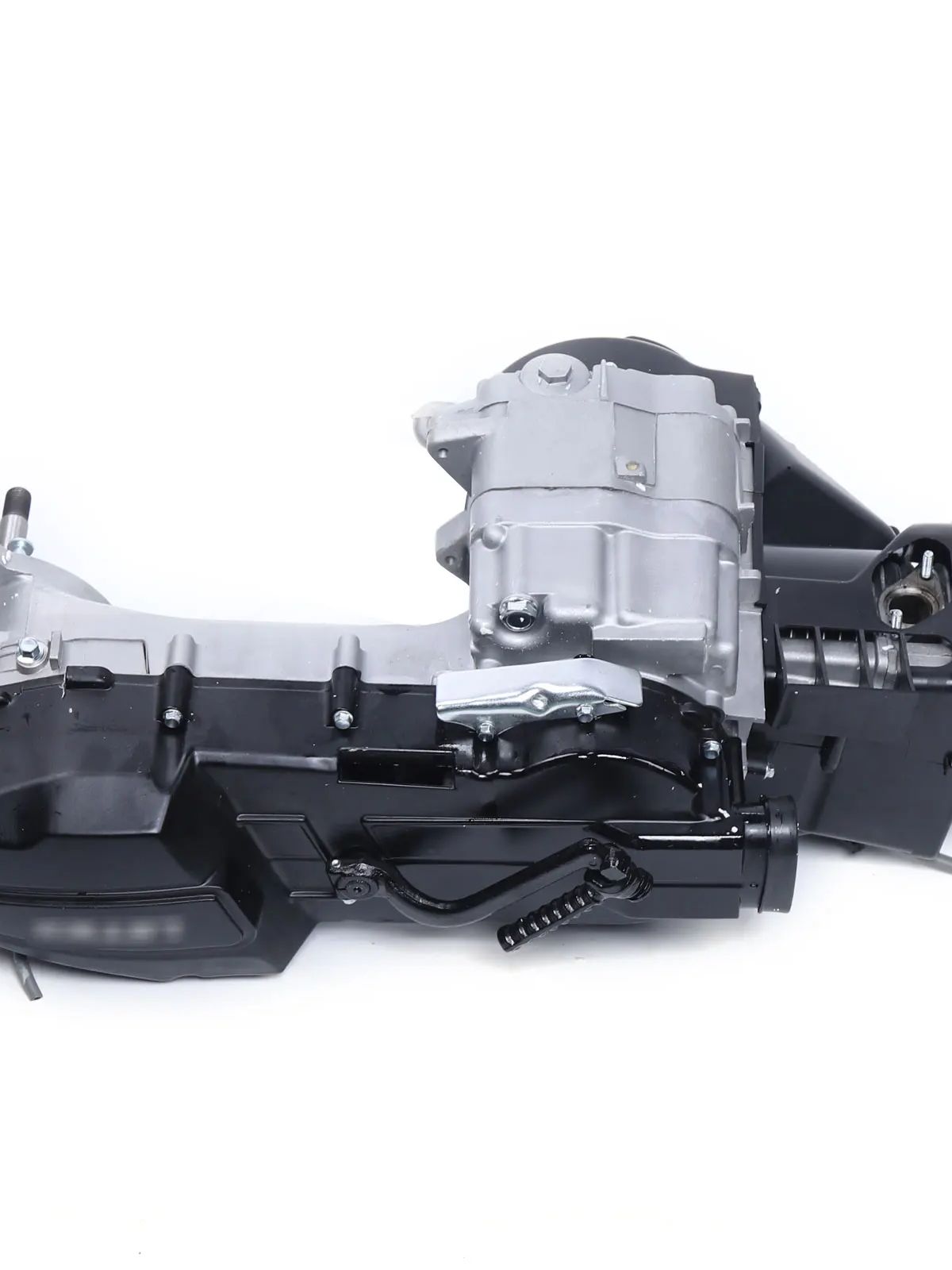4 Stroke 150CC ATV Go-Kart Engine, GY6 Air Cooled CVT Auto Clutch Motor Long Case, Durable Replacement Engine