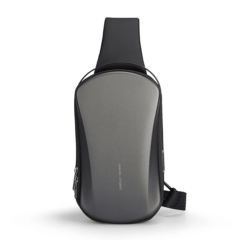 Waterproof Crossbody Bag With USB Port MarkRyden Ratio Arc Mini HardShell Daily Shoulder Bag 10