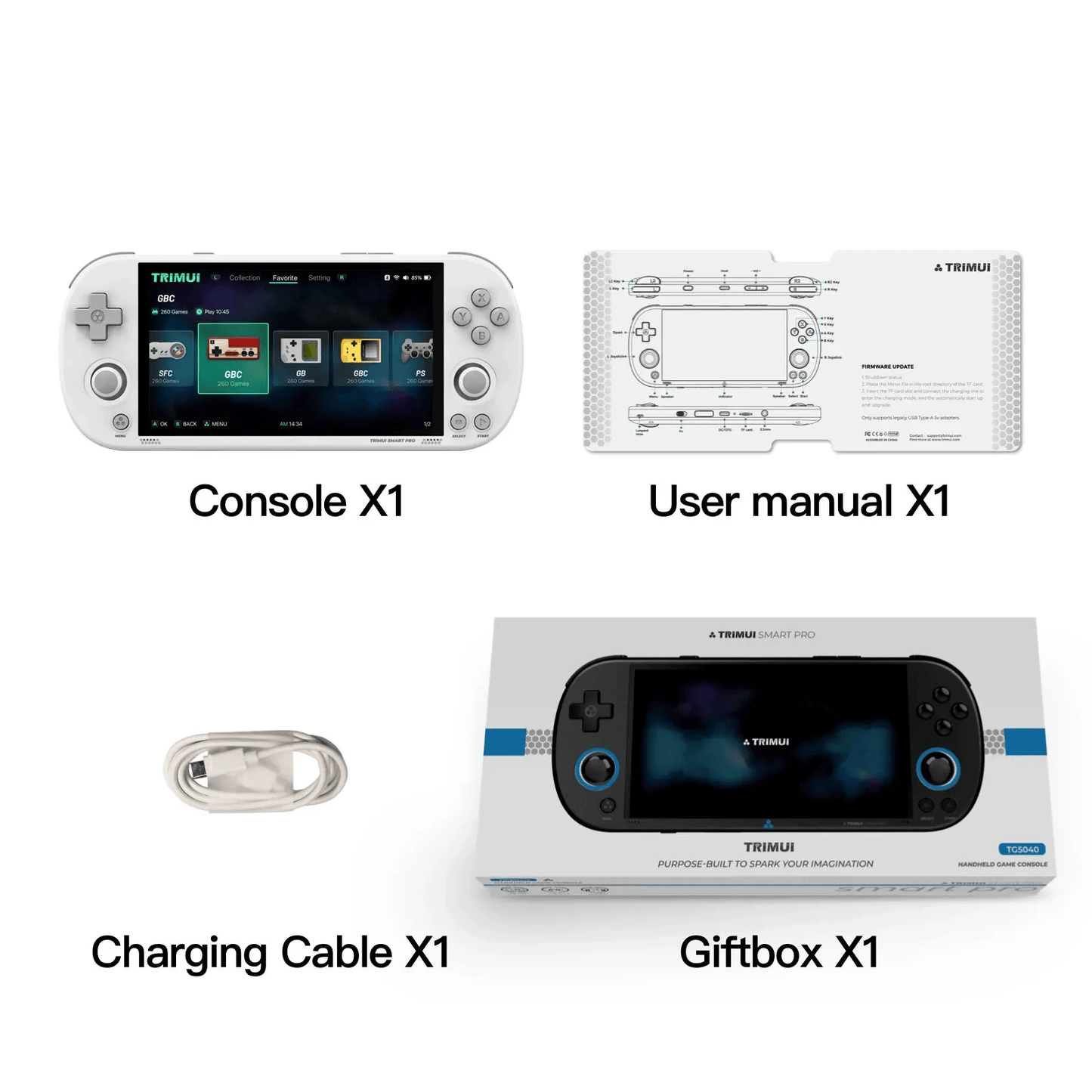 Trimui Smart Pro Handheld Game Console 4 96 IPS Screen Linux System RGB Lighting Retro Video Game P 6