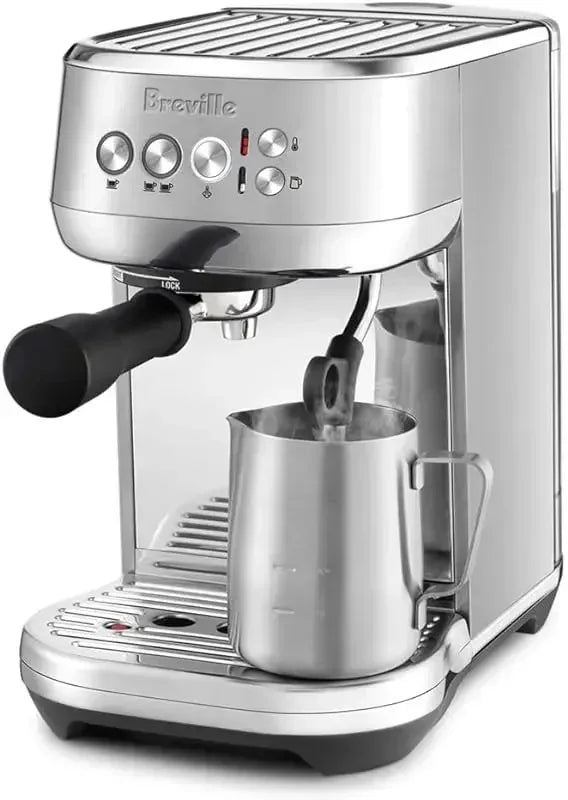 Child Plus Espresso Machine BES500BSS Brushed Stainless Steel Compact Powerful For Home Baristas 8