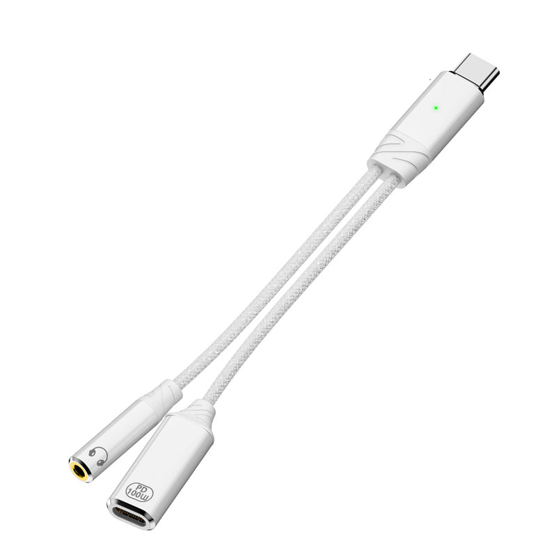 USB C to 3.5mm AUX Cable Type C Headphone Adapter, Audio Cable for Huawei, Xiaomi, Earphone Jack Adapter for Phones