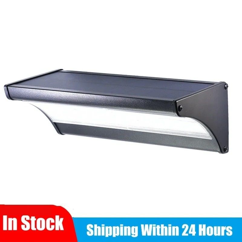 Solar Powered Outdoor Wall Lamp With Motion Sensor 7