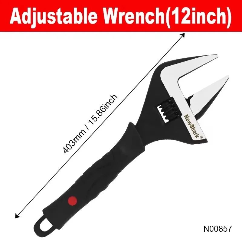 Adjustable Spanner Set With Swivel Measuring Tool 9