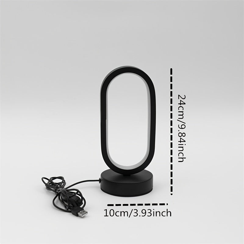 Modern LED U-Shaped Bedside Lamp, Bedroom, Living Room & Study Decorative Night Lighting for Family & Home