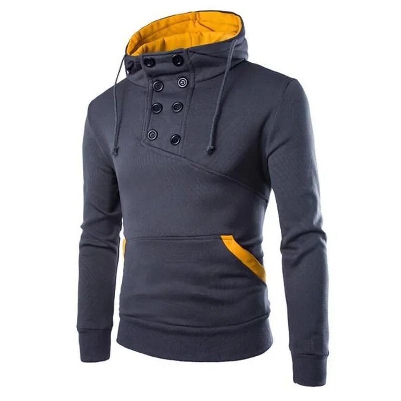 Mens Autumn Zipper Hoodie Sweatshirt 8