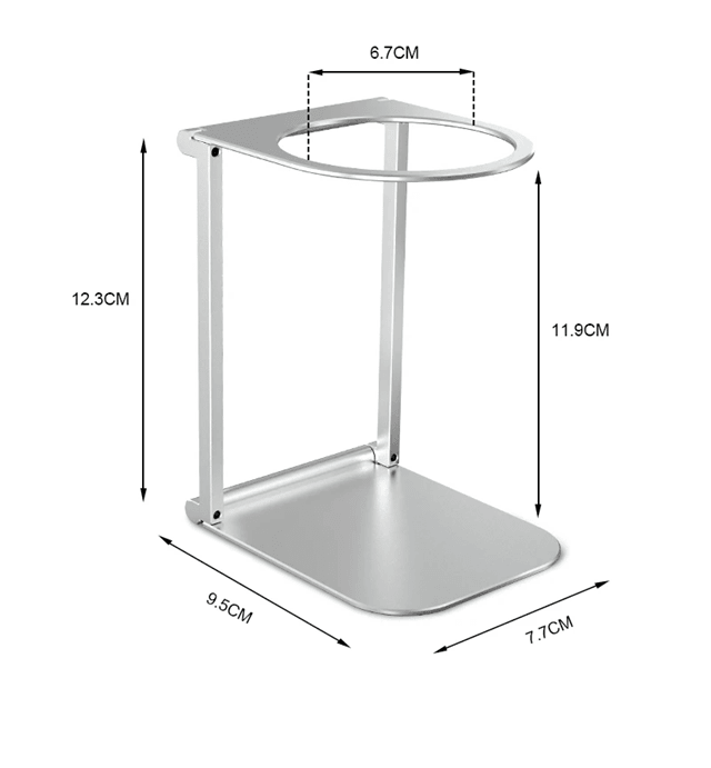 Foldable Aluminum Coffee Drip Holder Portable Espresso Support Stand 3