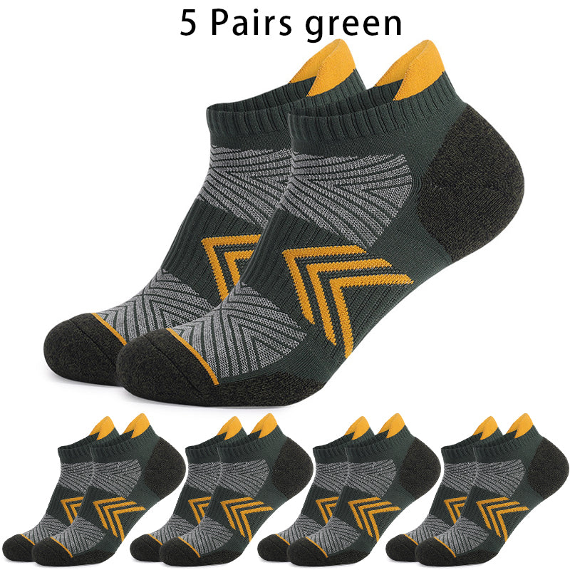 Premium Breathable Mens Sports Socks Cushioned Athletic Ankle Socks For Running Gym And Casual Wear 10