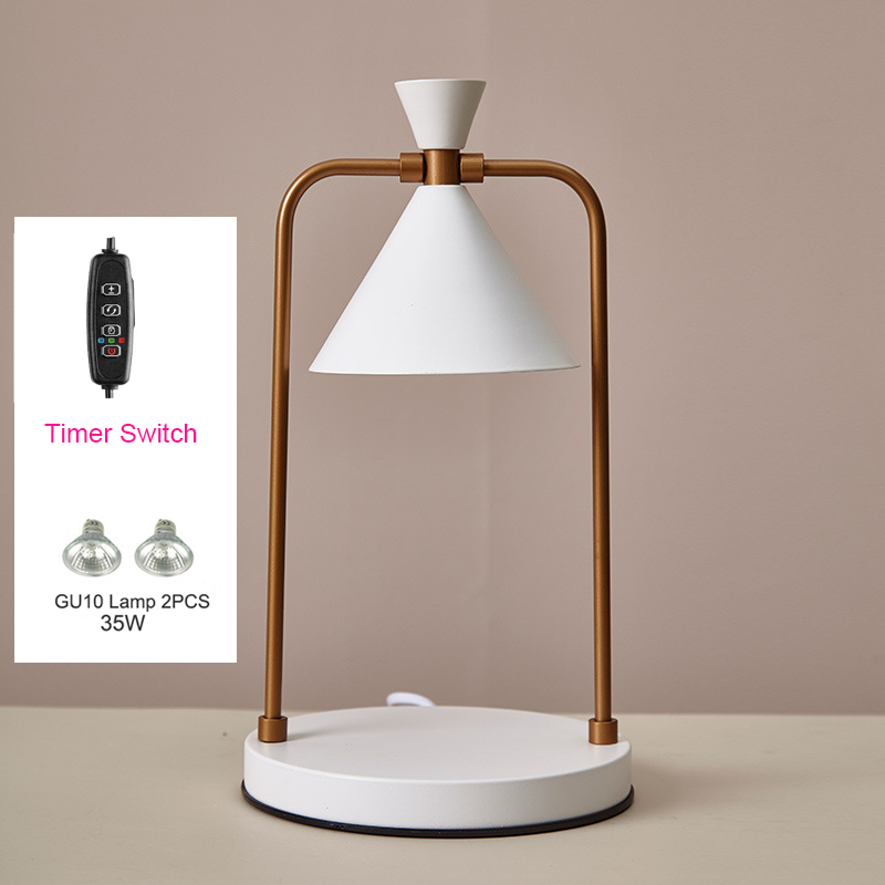 Electric Candle Warmer Lamp, Dimmable Top-Down Wax Melter Burner for Safe, Desk, Table Lamp for Home, Spa