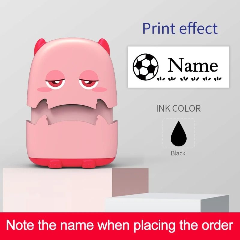 Custom Cartoon Name Stamp Kit For Fabric And Bags 25