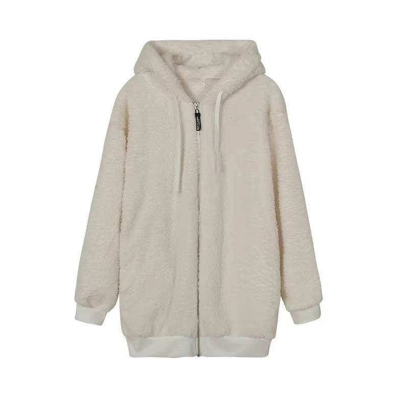HugSoft Oversized Plush Hooded Jacket Cozy ZipUp Fleece Coat 14