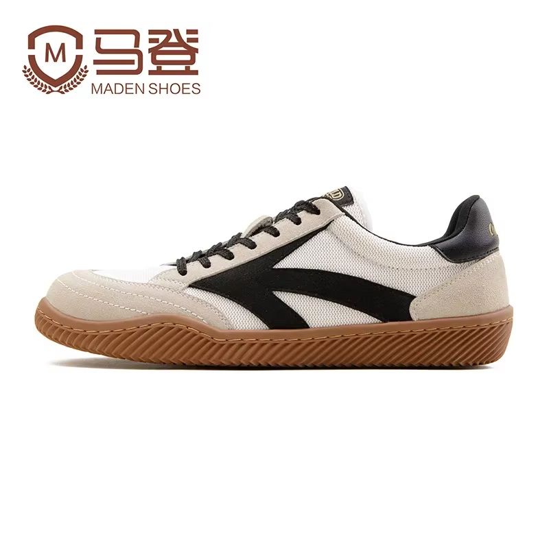 Maden Retro German Trainers Unisex Classic White Patchwork Sneakers For Everyday Style 5