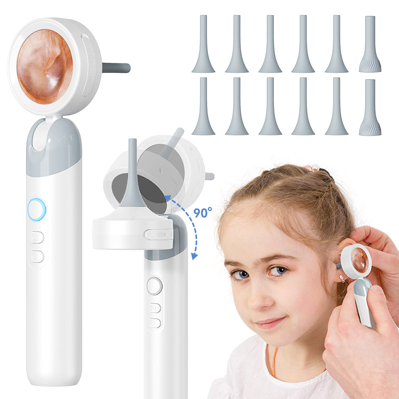 Visual Ear Camera with 1.38 IPS Screen 1080P HD Wireless Endoscope for Ear Wax Cleaning, Inspection, Video, Picture