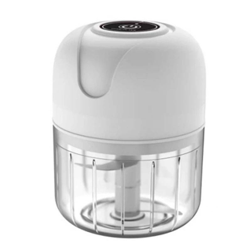 Portable Electric Garlic Chopper USB Rechargeable Mini Food Processor 250ml 7