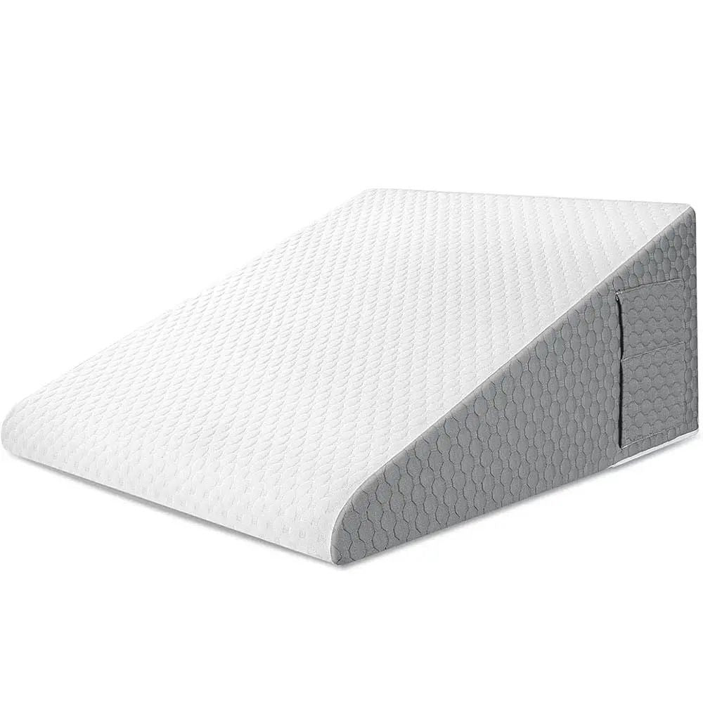 Wedge Pillow For Sleeping With Air Layer Foam Acid Reflux PostSurgery Support 6