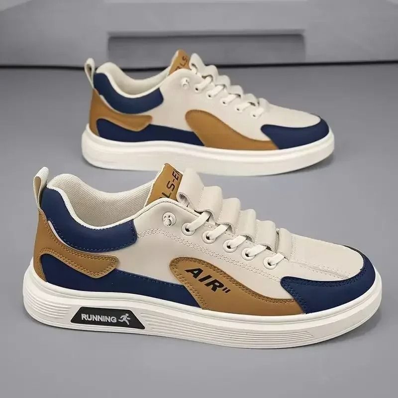 Trend 2025 New Mens Leather Casual Low Top Running Shoes 11