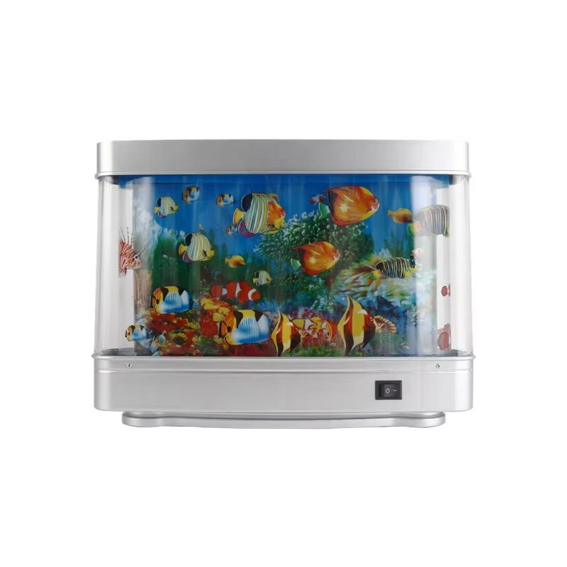 Artificial Aquarium Lamp Virtual Tropical Fish Tank Night Light For Kids Home Decor 6