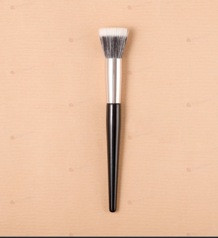 Dual-Fiber Stippling Brush, Dotting Makeup Brush for Liquid and Cream Products, Easy Blending, Vegan and Cruelty-Free