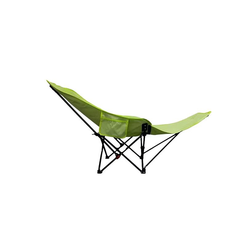 Portable Folding Recliner Chair With Curved Headrest And Leg Rest Easy Storage Comfort Seat 8