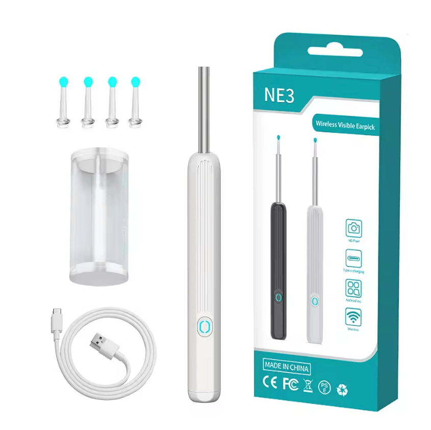 Wireless Ear Cleaner With Camera 1080P Smart Visual Otoscope For Ear Wax Removal 4