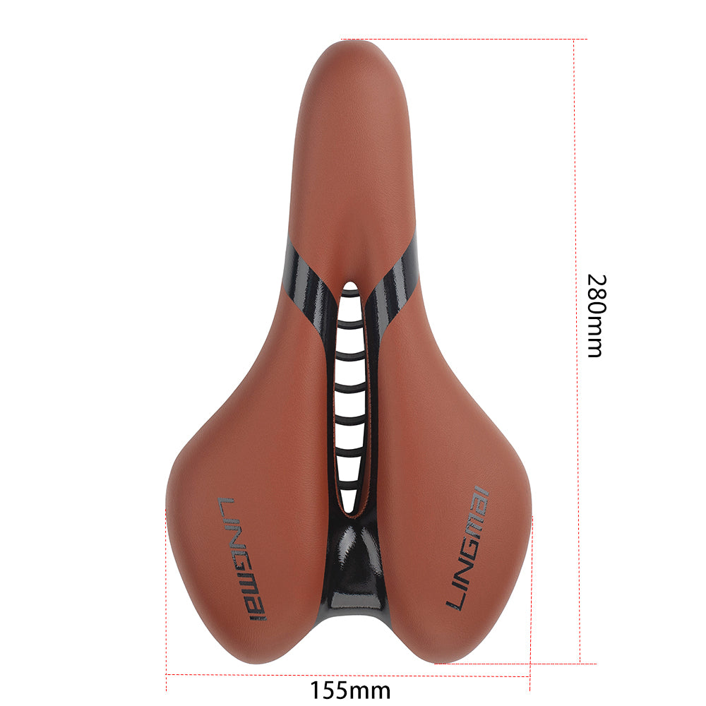 Comfort Bike Seat for Men & Women - Waterproof Bicycle Saddle with Soft Shock Absorbing for MTB, Mountain, Road Bike