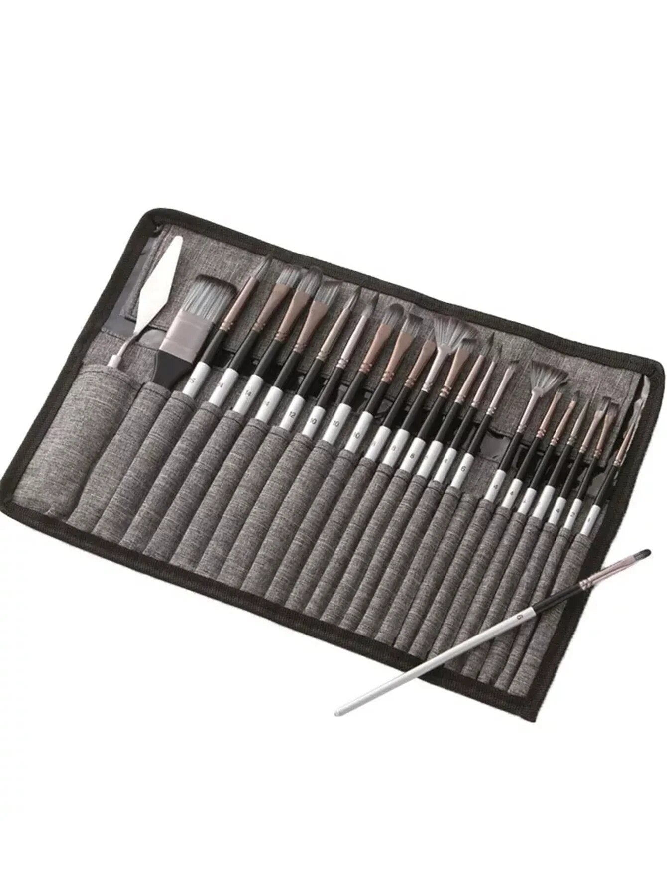 Artist Paint Brushes Set, Acrylic Oil Watercolor Brushes with Wooden Handle, Professional Painting Tools for Artists
