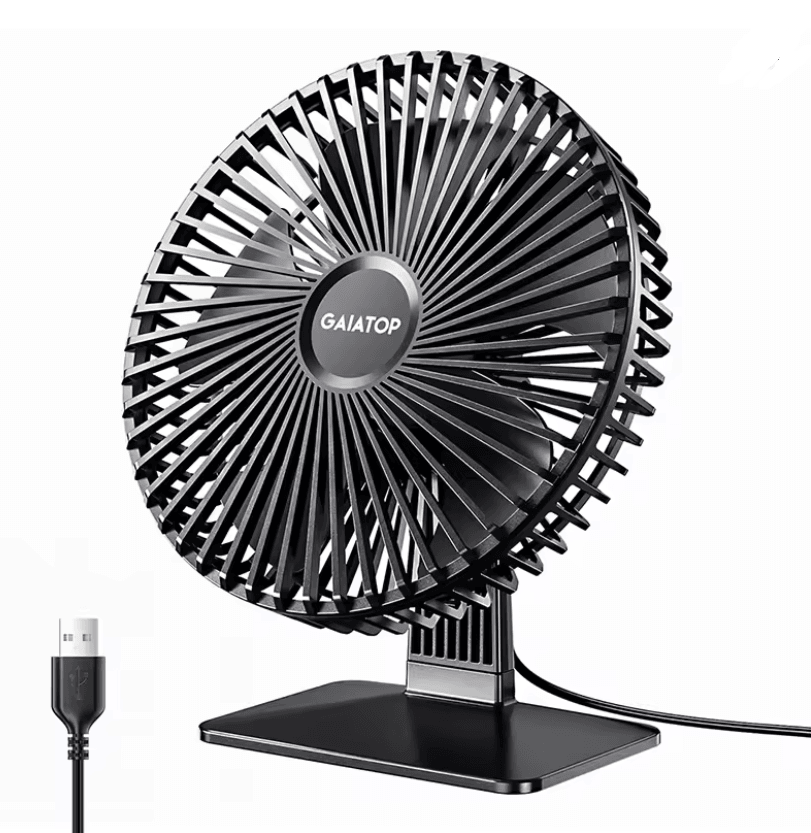 BreezeFlow Portable USB Desk Fan 4